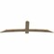 Ekena Millwork Bellingham Rough Sawn Timber Gable Bracket, Douglas Fir, 96"W x 28"H x 2"D x 6"F, 7/12 Pitch GBW096X28X0206BEL00RDF - alternate 2